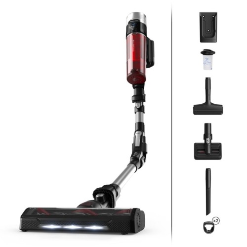 Rowenta X-Force Flex 9.60 RH2077WO aspiradora de mano Negro, Rojo Sin bolsa