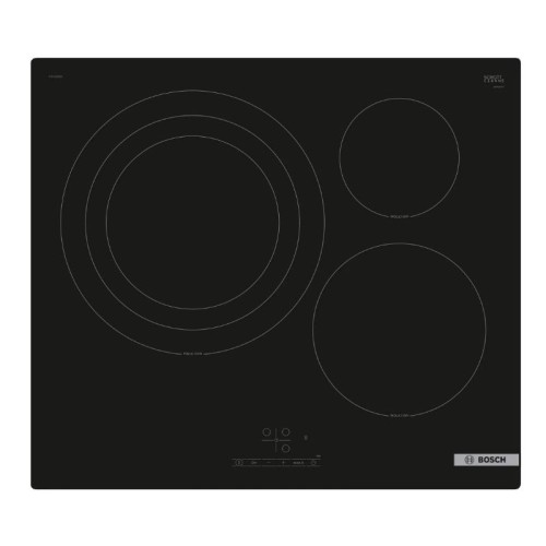 Bosch Serie 4 PID61RBB5E hobs Negro Integrado 59.2 cm Con placa de inducción 3 zona(s)