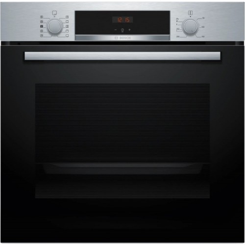 Bosch Serie 4 HQA514ES3 horno 71 L 3400 W A+ Negro, Acero inoxidable