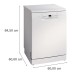 Bosch Serie 2 SMS2HTW06E lavavajillas Independiente 13 cubiertos C