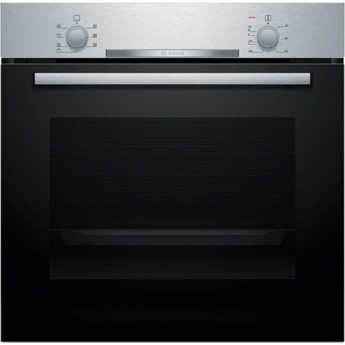 Bosch Serie 2 HBA510BR4 horno 71 L 3400 W Negro, Acero inoxidable