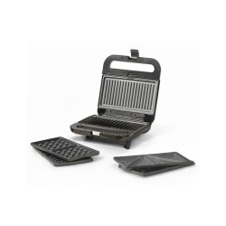 Ufesa 71408012 sandwichera 850 W Negro, Gris
