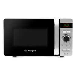 Orbegozo MIG 2052 Negro, Plata Microondas con grill Encimera 20 L 700 W