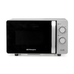 Orbegozo MIG 2072 CE microondas Negro, Plata Microondas con grill Encimera 20 L 700 W