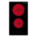 Aspes AV2302 hobs Negro Integrado 29 cm Cerámico 2 zona(s)