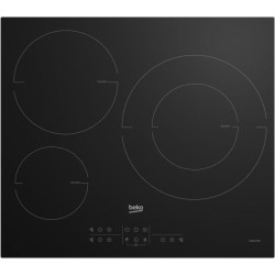Beko HII63205MT hobs Negro Integrado 58 cm Con placa de inducción 3 zona(s)